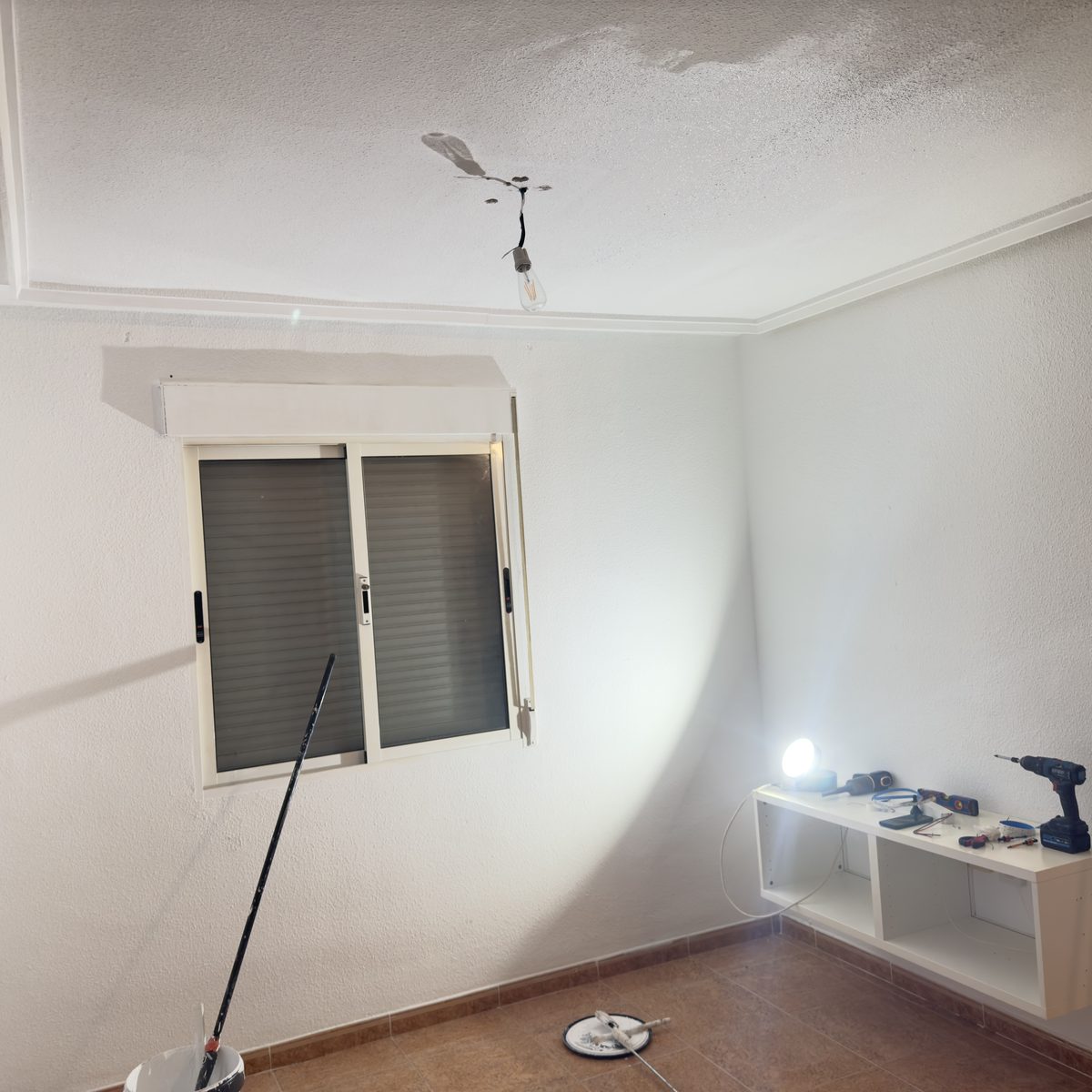 Habitación antes de pintar